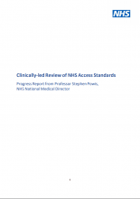 Clinically-led Review of NHS Access Standards